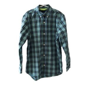 GAP Boy Blue Plaid Shirt